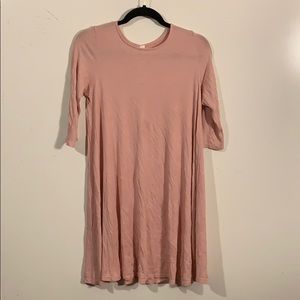 Scoop Neck T-Shirt Dress